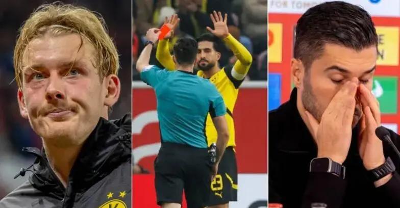 莫德里奇遭遇争议红牌，多特蒙德乘势反超比分完成逆转的简单介绍